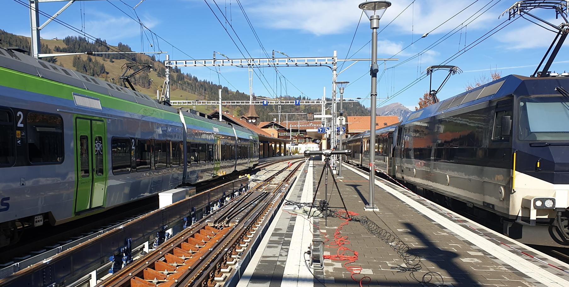 Vermessen der Umspuranlage in Zweisimmen SCANIT3D